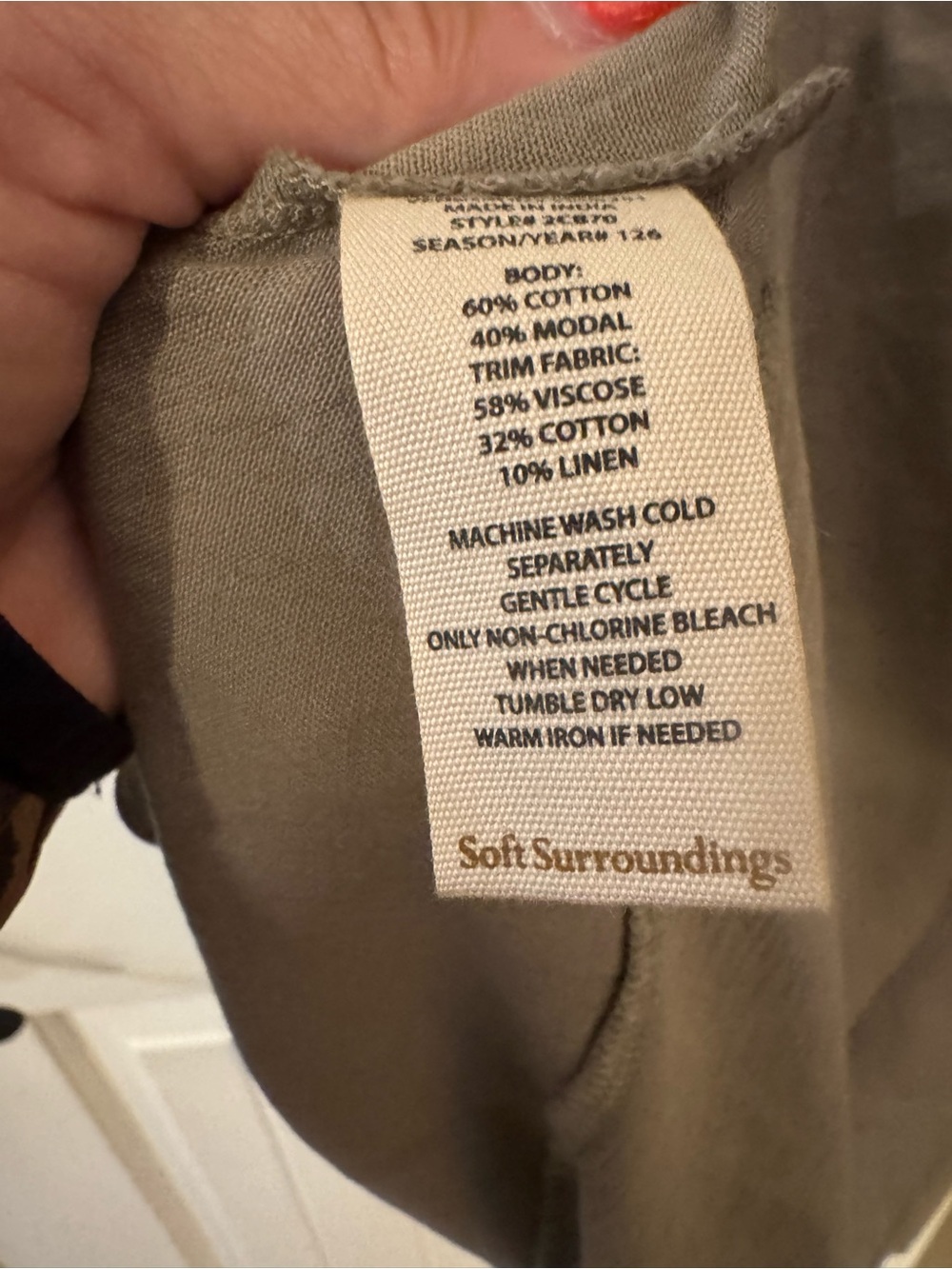 Soft surroundings dress petite medium NEW - Picture 7 of 7